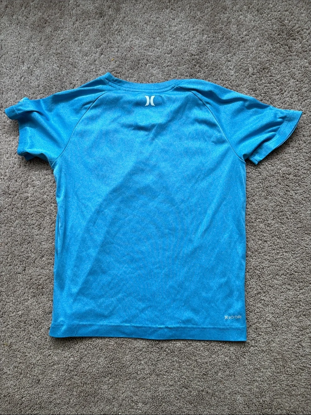 Hurley Blue Kids' Floral Logo Rashguard